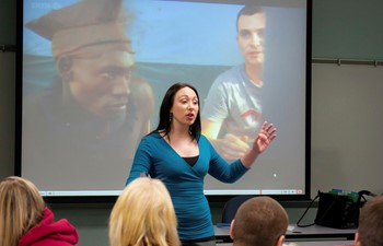Mackenzie Krzmarzick teaching