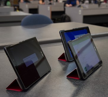 Tablets in classroom