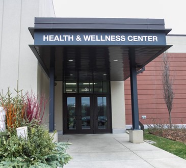 health and wellness center entrance