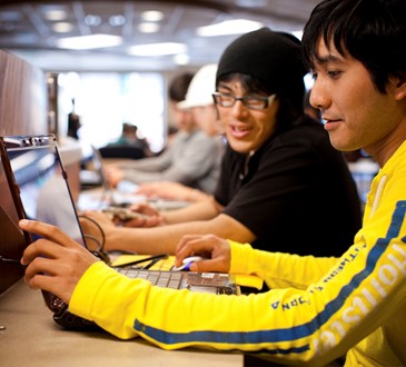 Students Studying