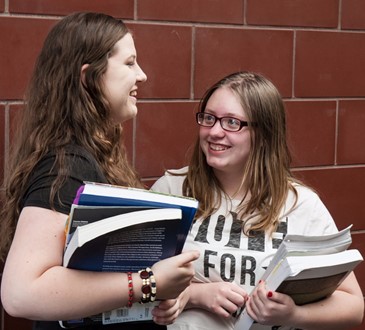 Students in hallway