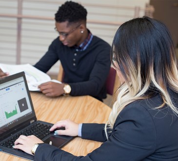 Students Working