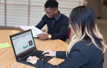 Students Working