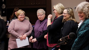Mayor Marlys Palmer congratulates Anoka-Ramsey Community College faculty, staff and alumni on providing 50 years of Nursing education in central Minnesota and proclaims April 21 as an official day of celebration for the college’s Nursing program.