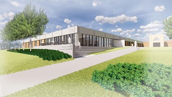 ARCC Nursing and Business building renovation rendering