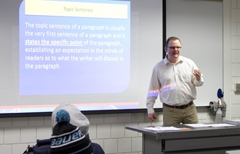 Joe Erickson teaching