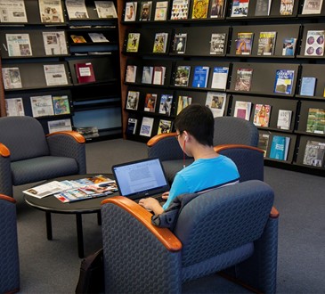 Student using Computer