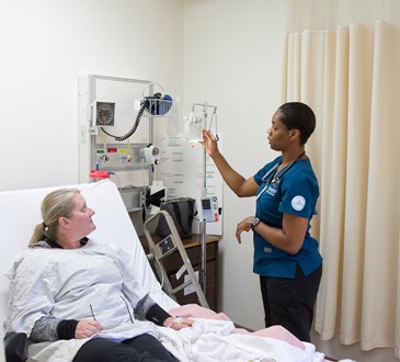 Nursing Student in Classroom