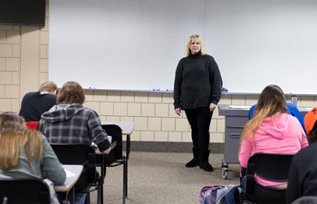 Mary Bodelson teaching