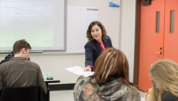 Nina Bohrod math instructor for women in STEM